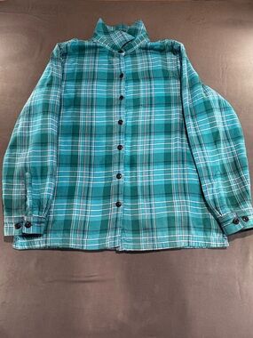 L.L.Bean Fleece Lined Shacket Plaid Men’s Medium